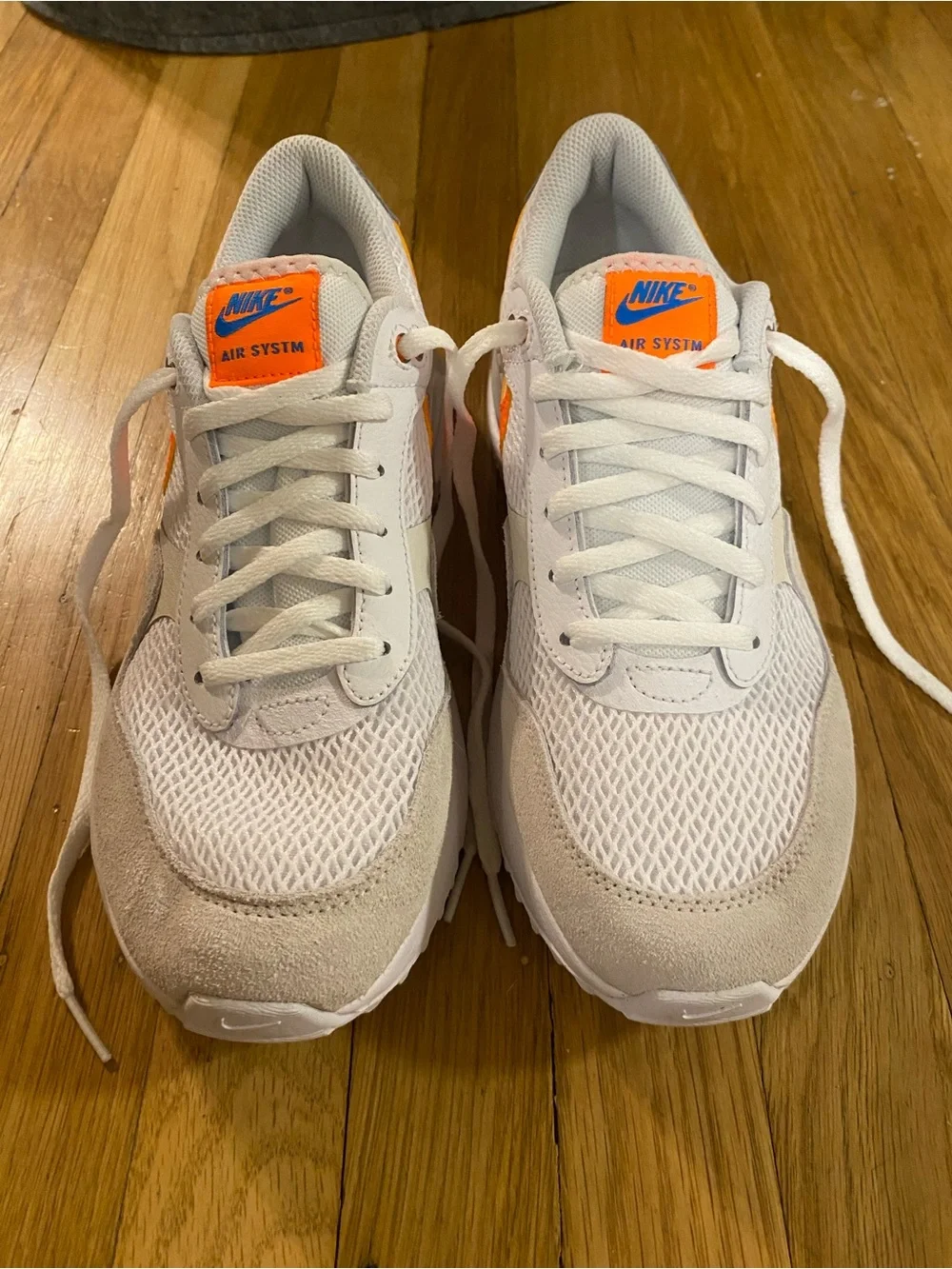 NEW Nike Air Max Systm (GS) Youth White Total Orange Phantom